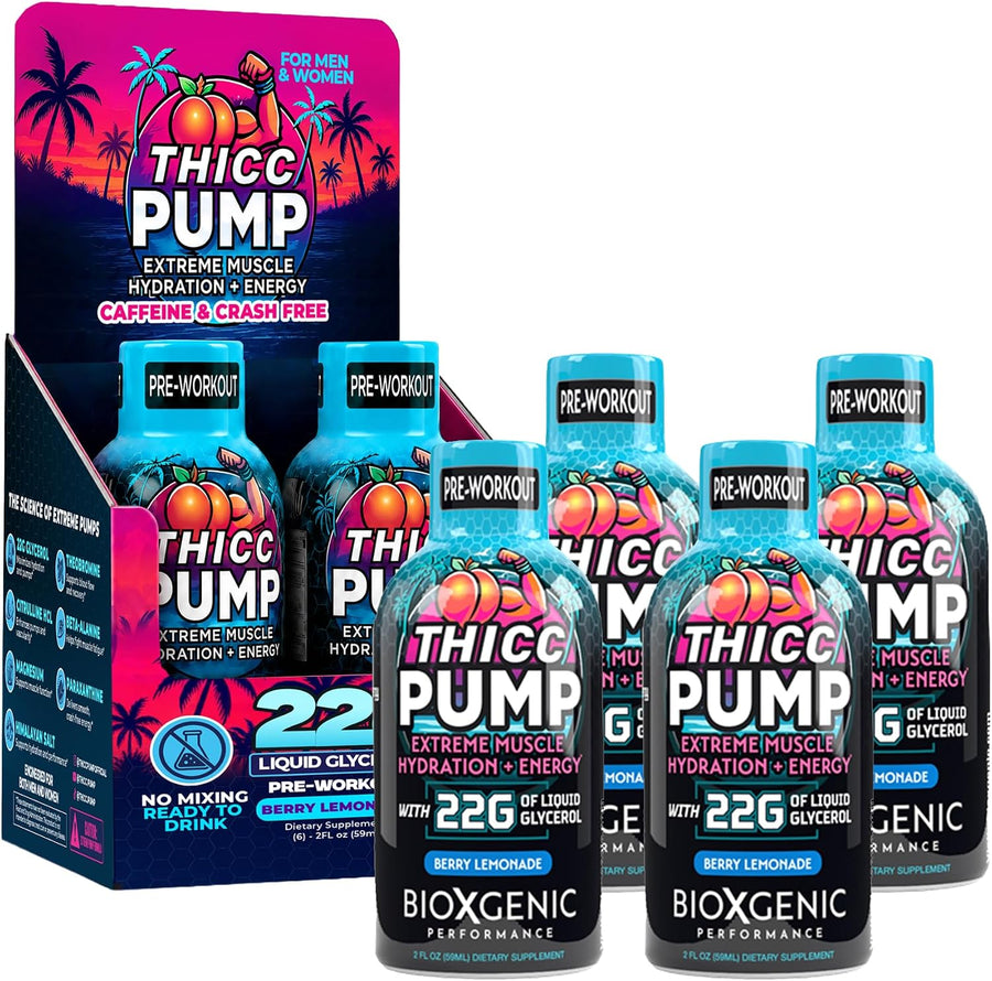 Thicc Pump 2 fl oz Shot - 6-pack box