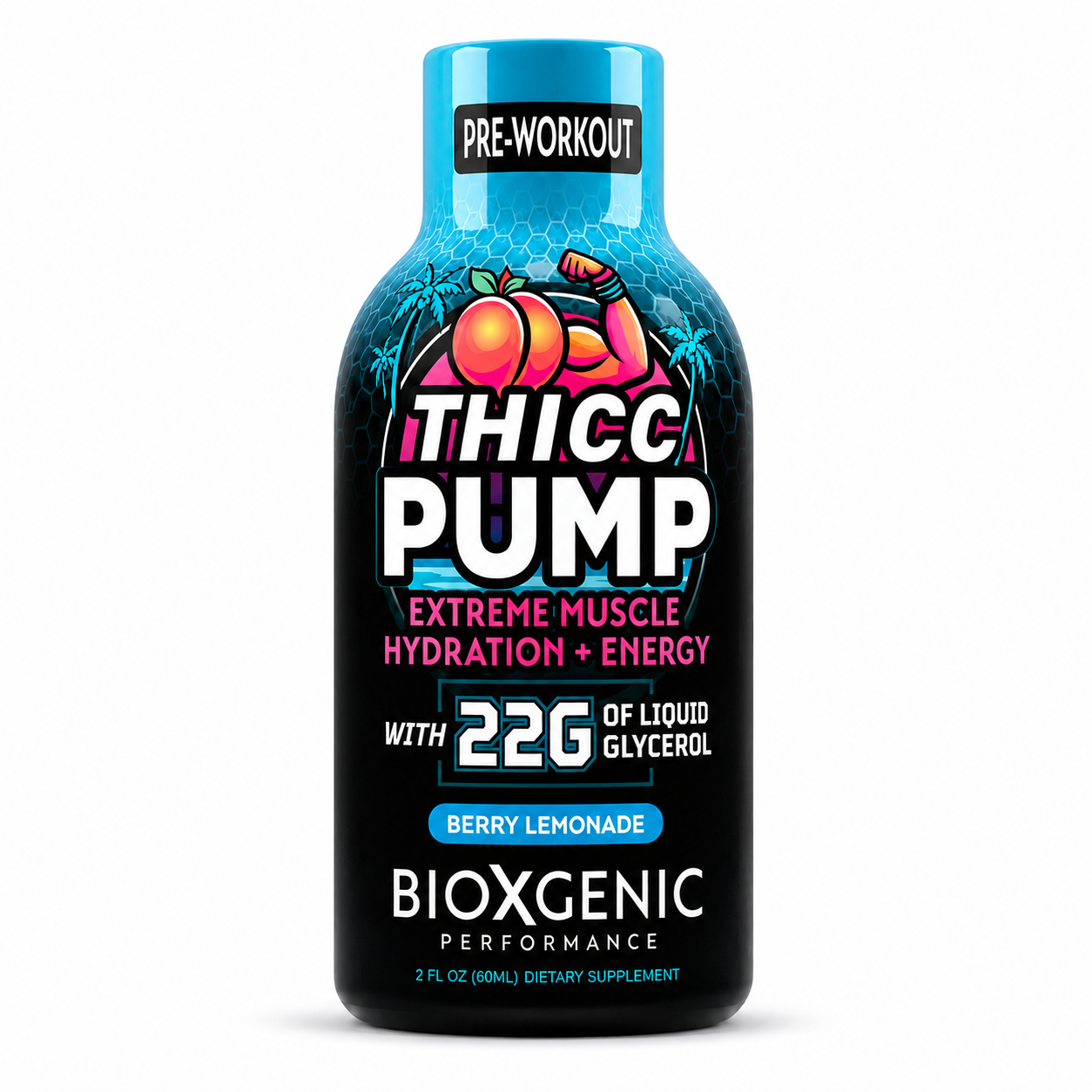 Thicc Pump - Liquid Pre Workout 2 0z.