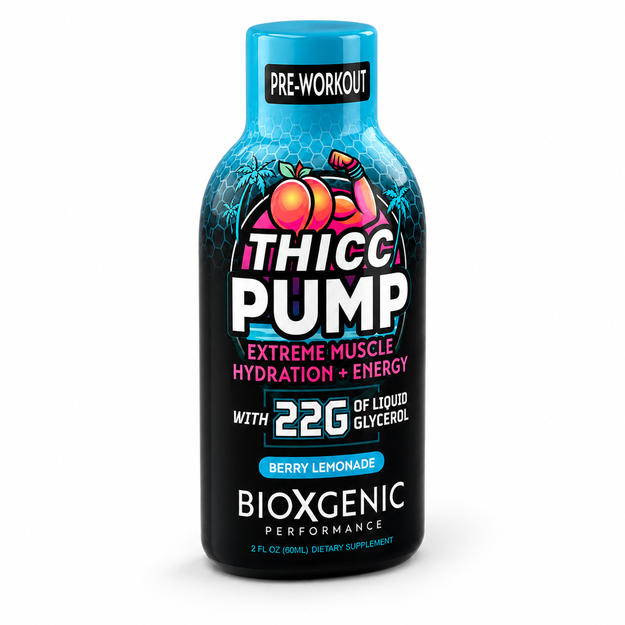 Thicc Pump - Liquid Pre Workout 2 0z.