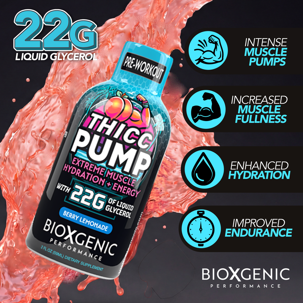 Thicc Pump - Liquid Pre Workout 2 0z.